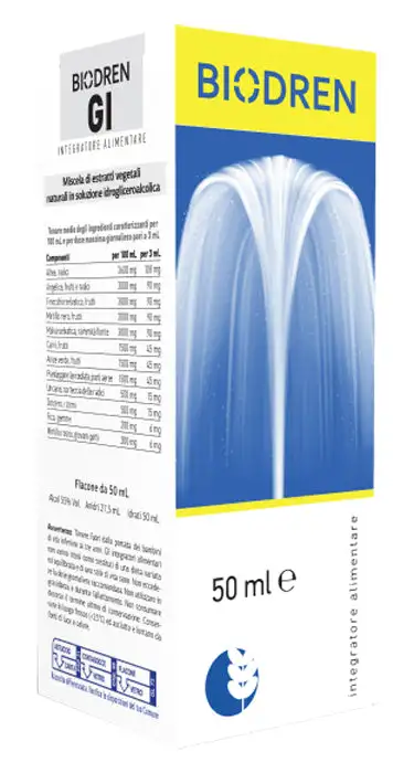 Biodren gi soluzione idroalcolica 50 ml