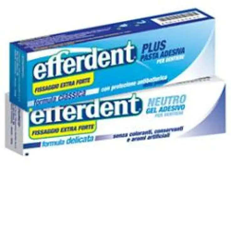 PASTA ADESIVA EFFERDENT PLUS PER DENTIERE