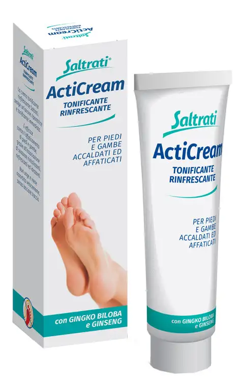 Saltrati acticream tonificante rinfrescante per piedi e gambe 100 ml