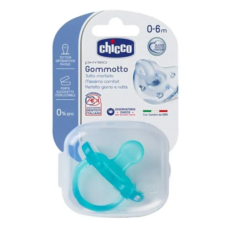 CHICCO GOMMOTTO IN SILICONE BOY 0-6 MESI 1 PEZZO
