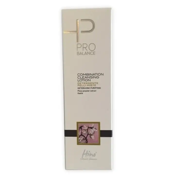 HINO NATURAL SKINCARE PRO BALANCE COMBINATION CLEANSING LOTION DETERGENTE PELLI MISTE 200 ML
