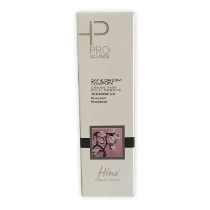 HINO NATURAL SKINCARE PRO BALANCE DAY & DREAM COMPLEX CREMAVISO PELLI SECCHE 50 ML