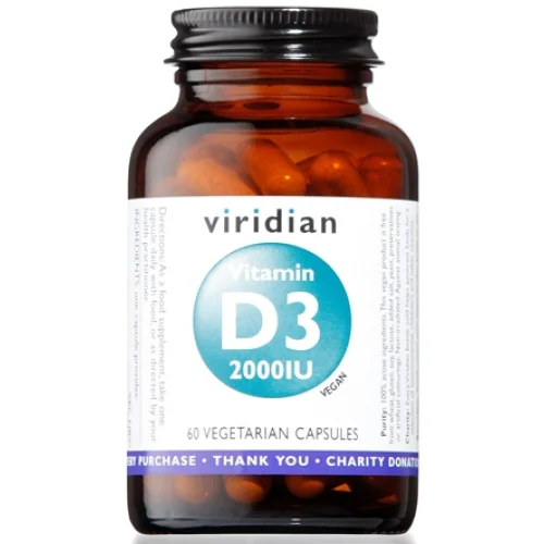 Vitamin D3 2000 IU 60 capsule Integratore di vitamina D3 per ossa e sistema immunitario