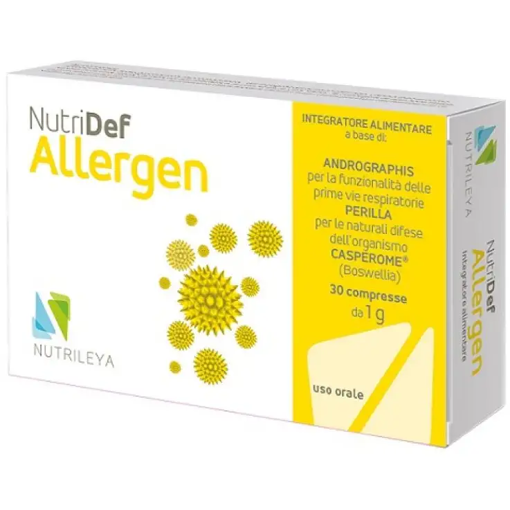 NUTRIDEF ALLERGEN 30CPR S/G/L