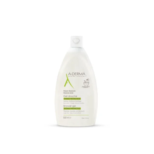 A-Derma Les Indispensables Gel Doccia Hydra-Protettivo 500 ml - Per la pelle fragile di tutta la famiglia