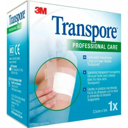 Cer Transpore 2,5x500cm Ric
