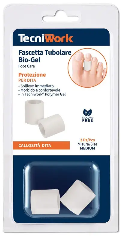 Biogel fascia tubolare m blister 2 pezzi