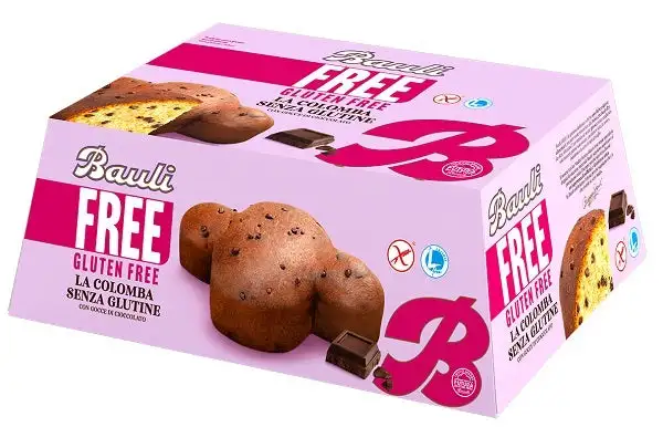 Bauli free la colomba con gocce di cioccolato 450 g senza lattosio