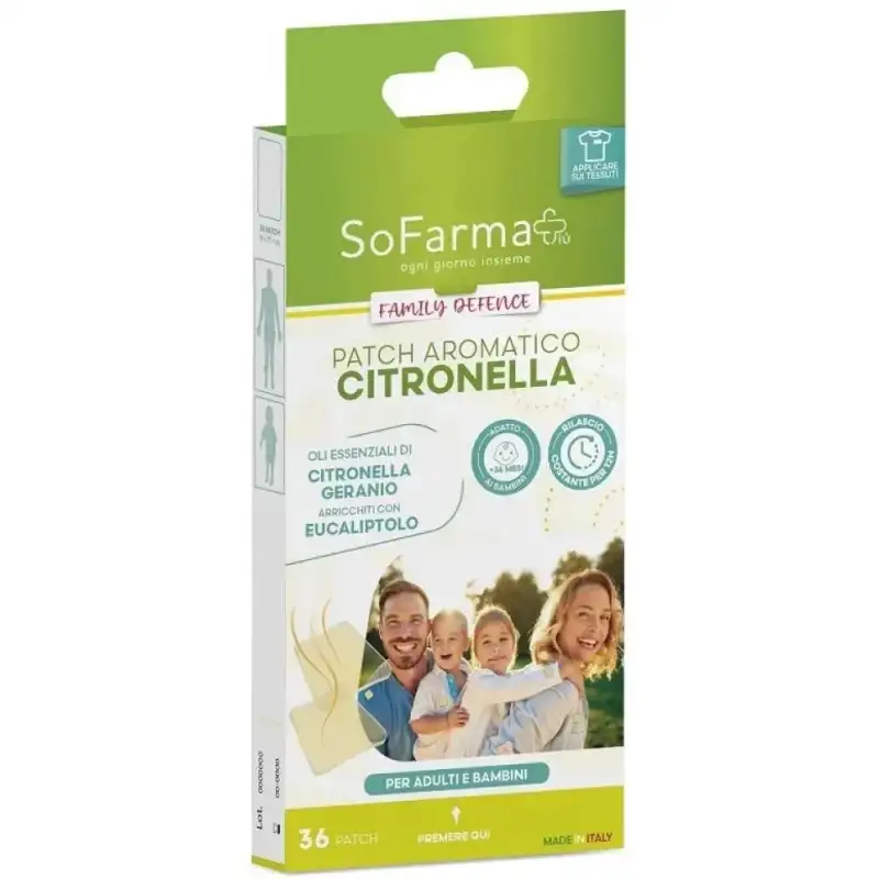 Sofarmapiu 36 patch alla citronella