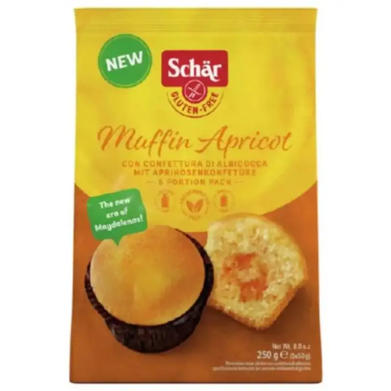 Schar 5 muffin senza glutine all'albicocca