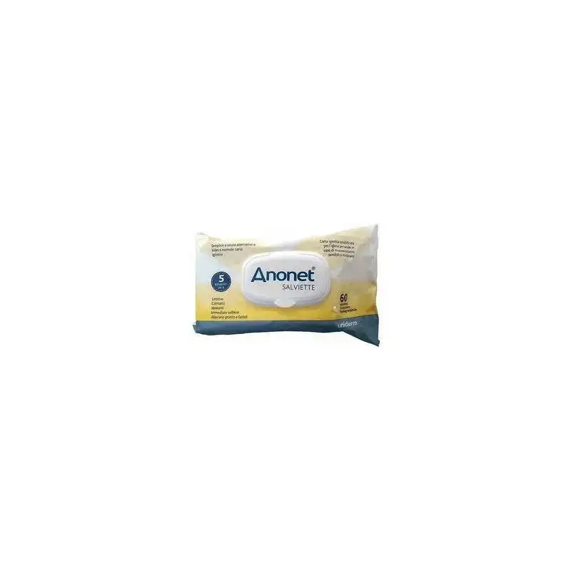 Anonet 60 salviette intime lenitive e idratanti