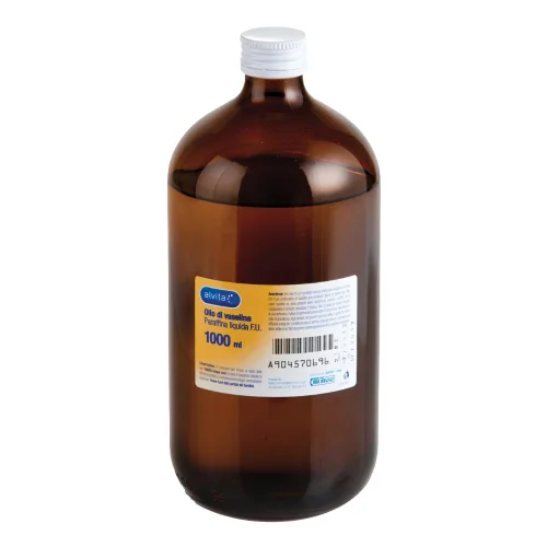 Alvita Olio di Vaselina Emolliente Uso Topico e Alimentare 1 L