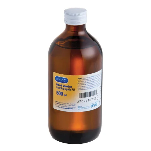 Alvita Olio di Vaselina Emolliente Uso Topico e Alimentare 500 ml