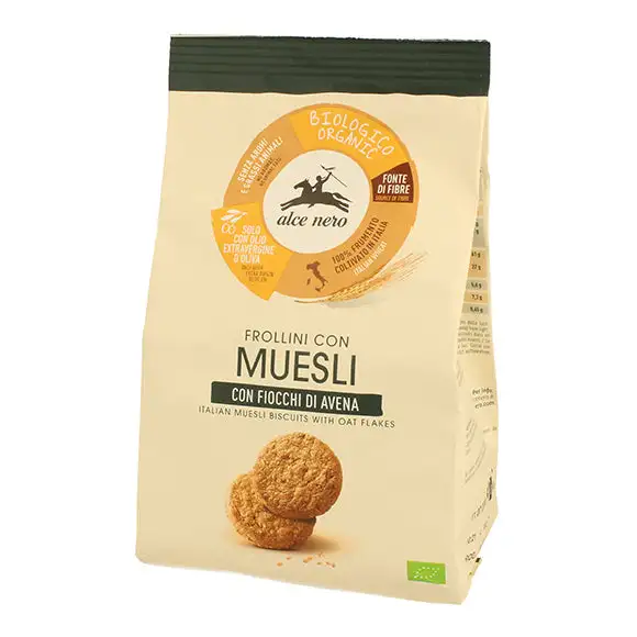 ALCE NERO Frollini C/Muesli Bio 350g