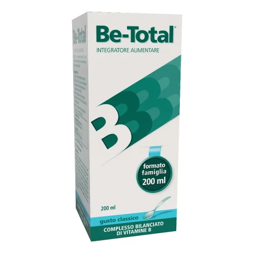 Be-Total Sciroppo Classico 200 ml - Integratore alimentare di vitamine del gruppo B