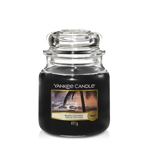 Yankee Candle giara media Black Coconut