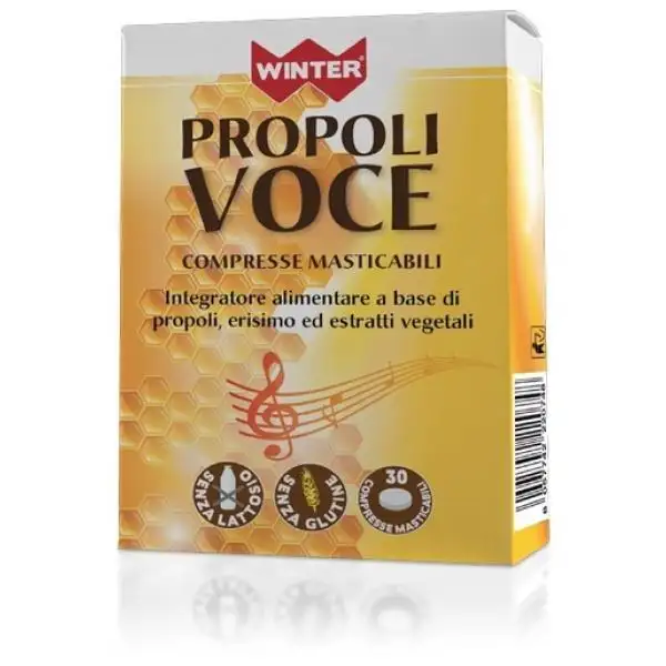 Winter Propoli Voce 30 Compresse Masticabili