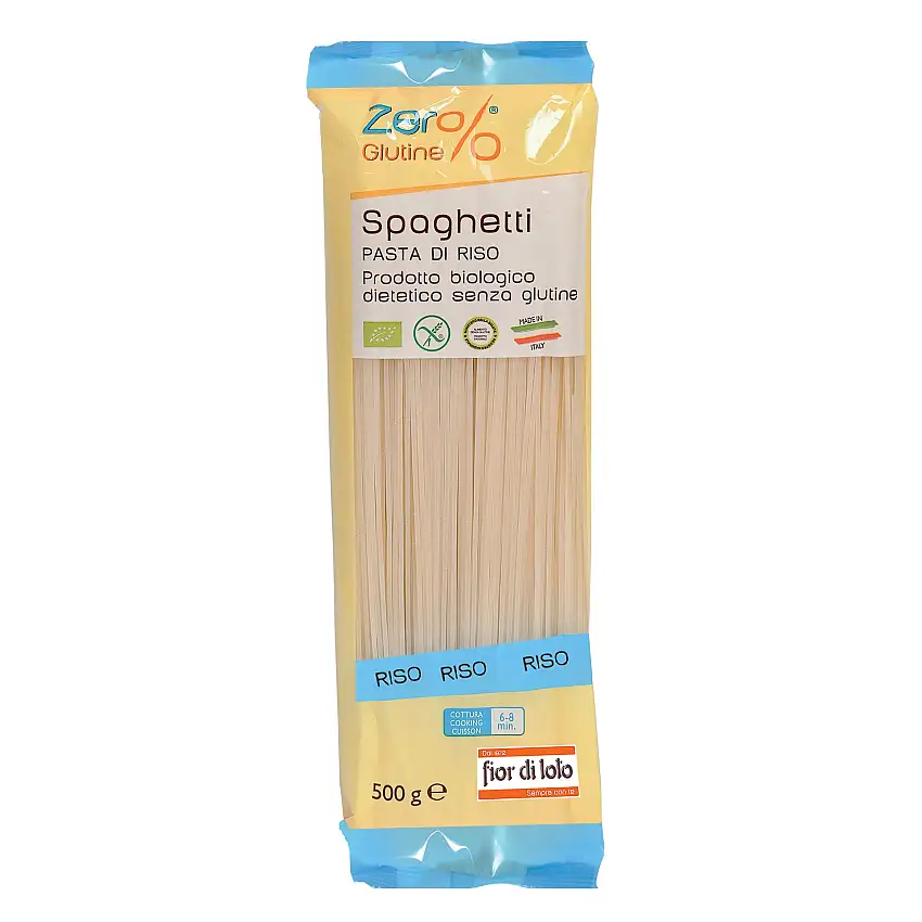 ZERO % GLUTINE Pasta Riso Bio Spaghetti 500g