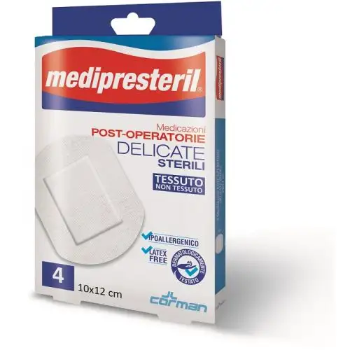 Medipresteril medicazioni post operatorie delicate 10 x 12 5 pezzi