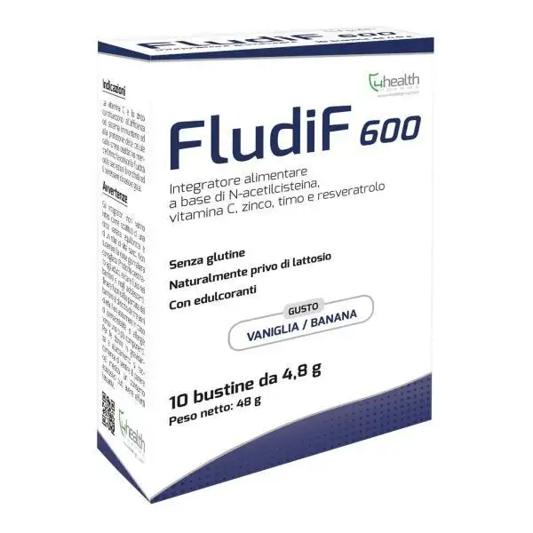 Fludif 600 Vaniglia/banana 10 Bustine