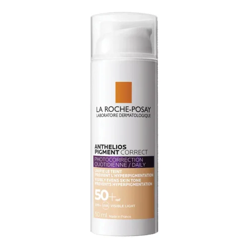 Anthelios Pigment Correct Solare Viso Spf50+ Tonalità Leggera 50ml Protezione molto alta