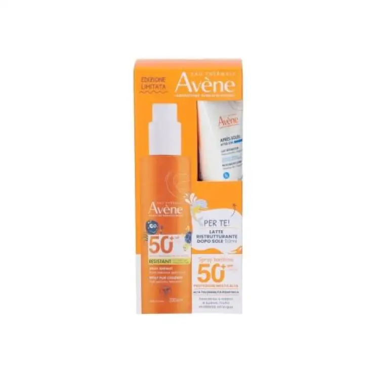 AVENE SOLARE SPRAY BAMBINO SPF50+ 200 ML + RISTRUTTURANTE DOPOSOLE 50 ML