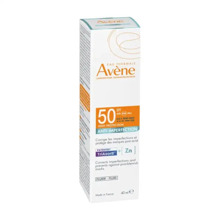 Avène Fluido Anti-Imperfezioni SPF50 40 ml - Fluido leggero SPF elevato
