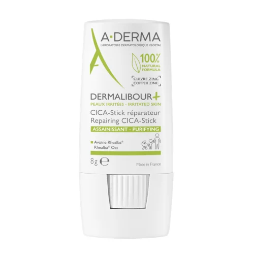 A-Derma Dermalibour+ CICA-Stick Ristrutturante 8 gr - Lenisce le piccole irritazioni in qualsiasi momento della giornata