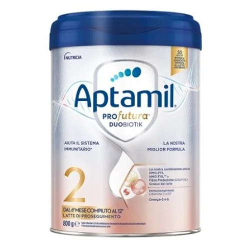 Aptamil Profutura Duobiotik Numero 2 Latte di proseguimento dal 6° al 12° mese 800grammi