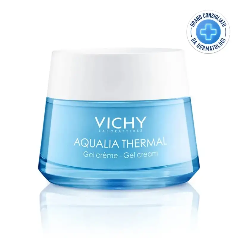 Vichy aqualia crema gel viso idratante per pelle da normale a mista con acido ialuronico 50 ml