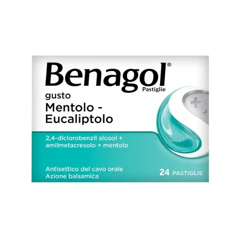 Benagol gusto mentolo-eucaliptolo - antisettico del cavo orale 24 pastiglie