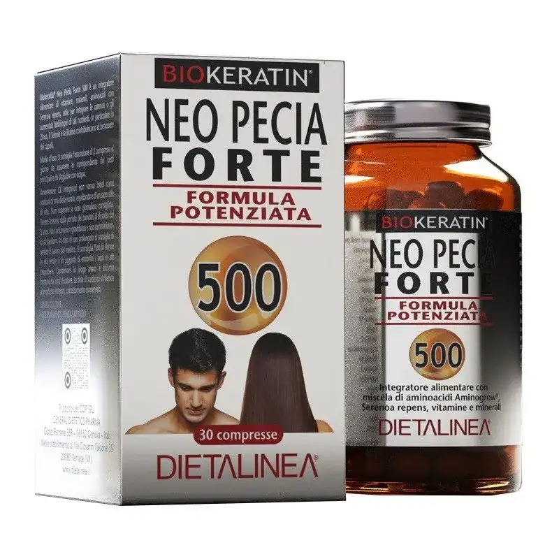 Biokeratin neo pecia forte 500 - integratore per i capelli 30 compresse