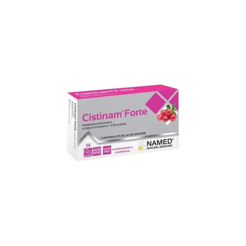 Cistinam forte 14 compresse - integratore per la funzionalità delle vie urinarie