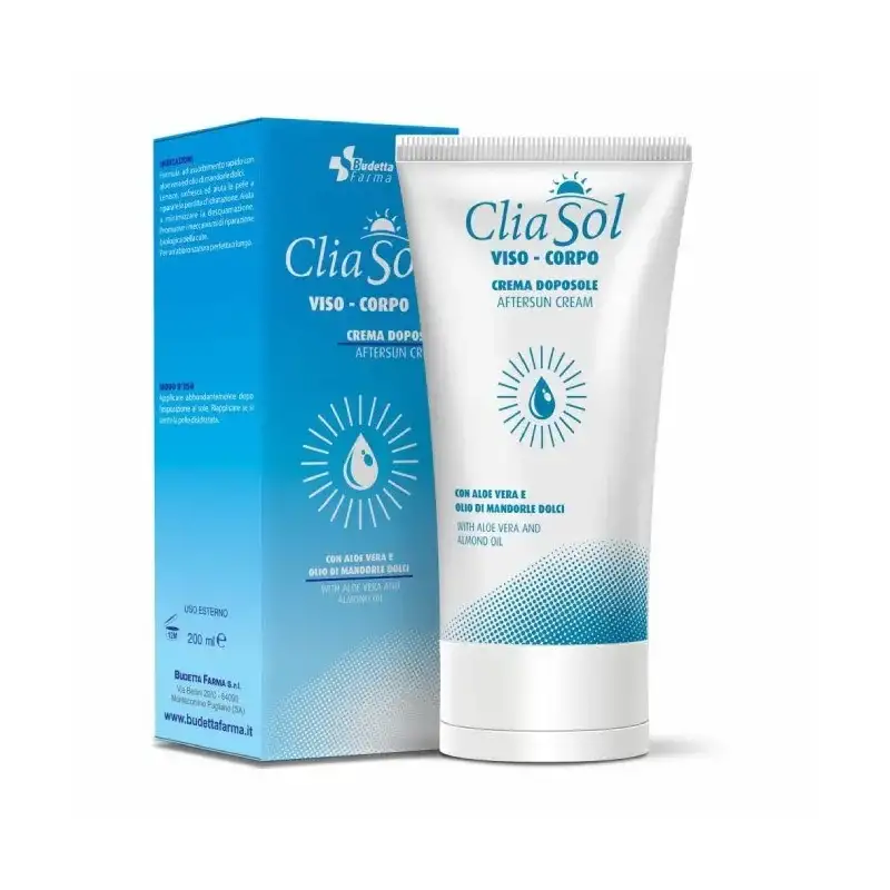 Budetta farma Cliasol - crema doposole viso e corpo 200 ml