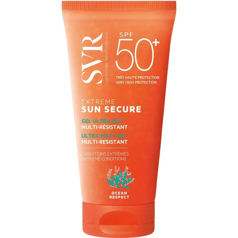 Laboratoires svr Crema solare viso 50+ spf gel ultra-mat multi-resistente sun secure extreme protezione molto alta 50 ml (confezione danneggiata)