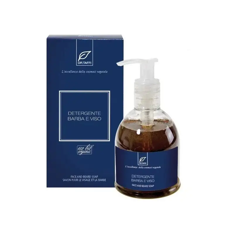 Dr taffi detergente barba e viso bio&vegan 250 ml