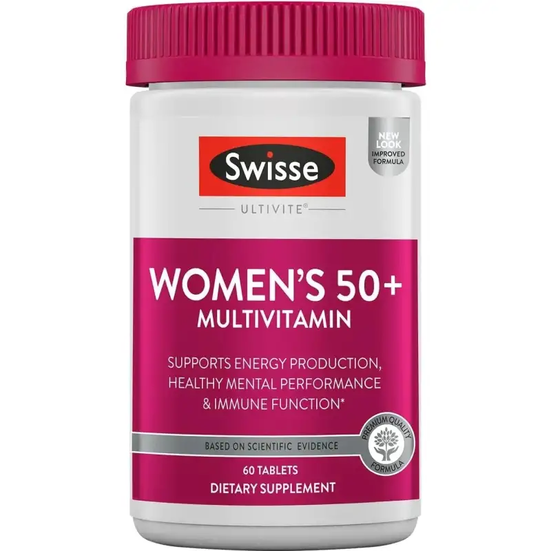 Swisse donna 50+ complesso multivitaminico 30 compresse - integratore di vitamine e minerali
