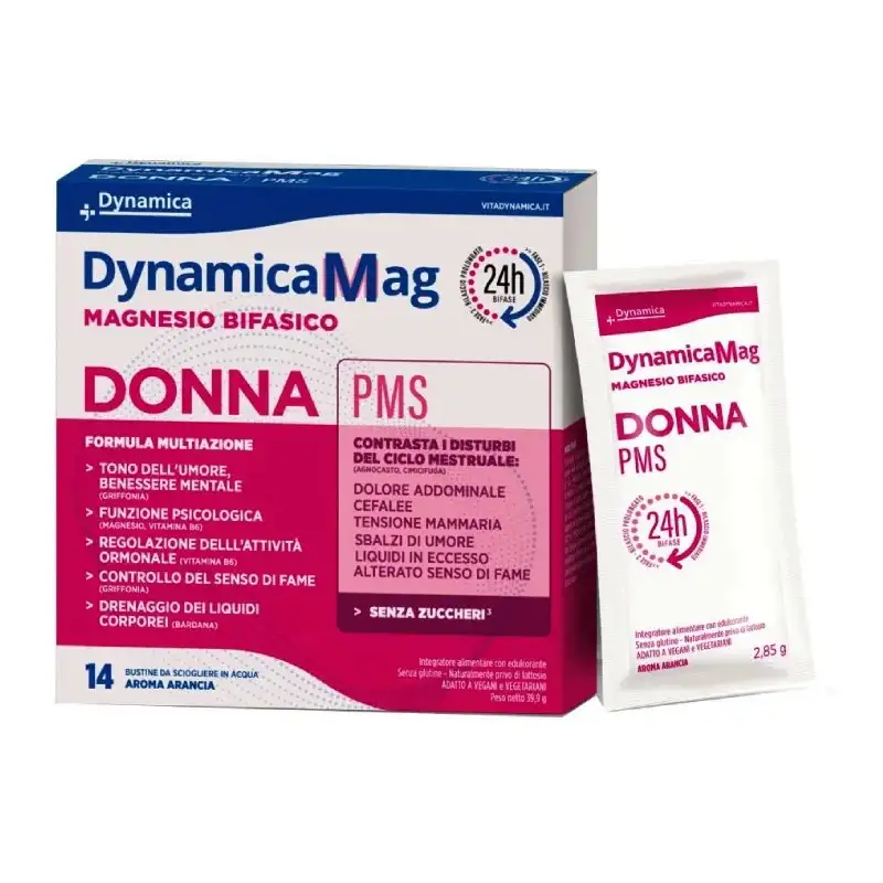 Dynamicamag donna pms 14 bustine - integratore per la donna