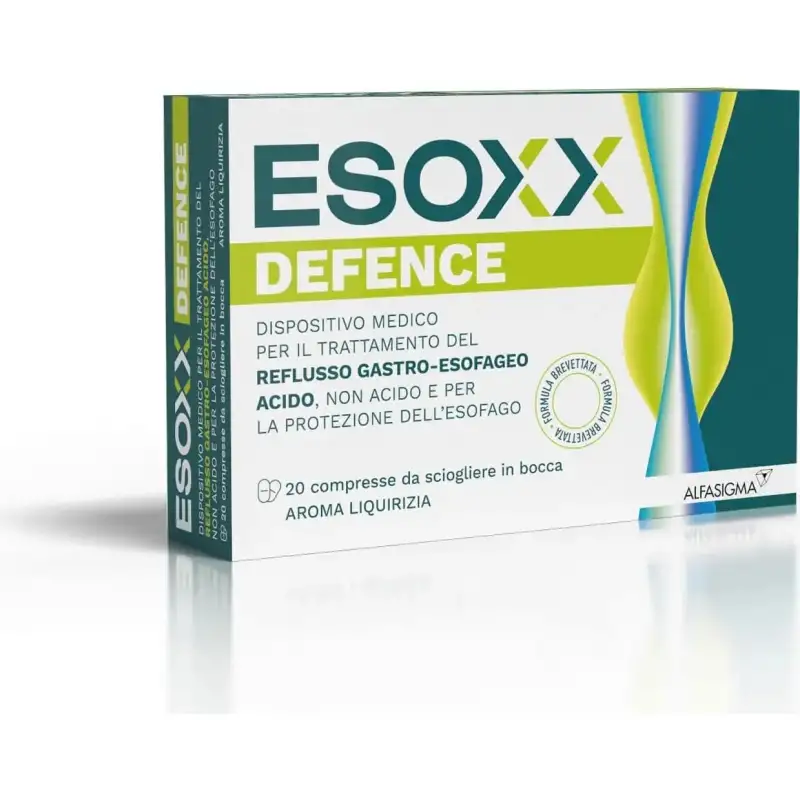Esoxx defence - dispositivo medico antireflusso 20 compresse masticabili