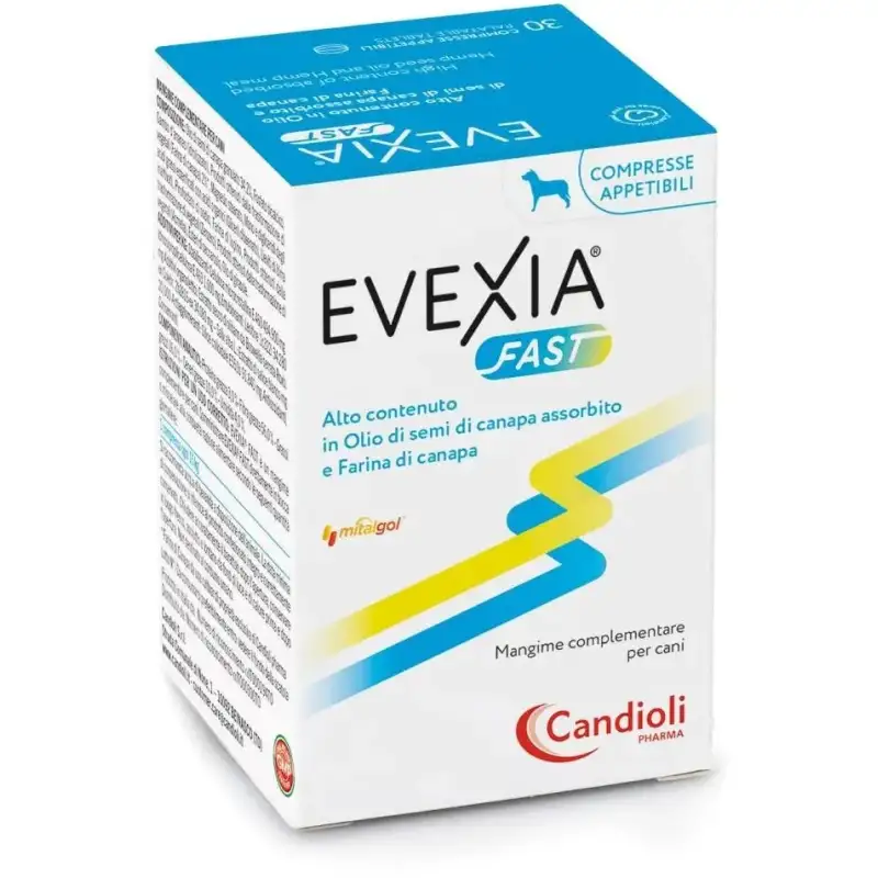 Candioli Evexia fast 50 compresse - mangime complementare per cani