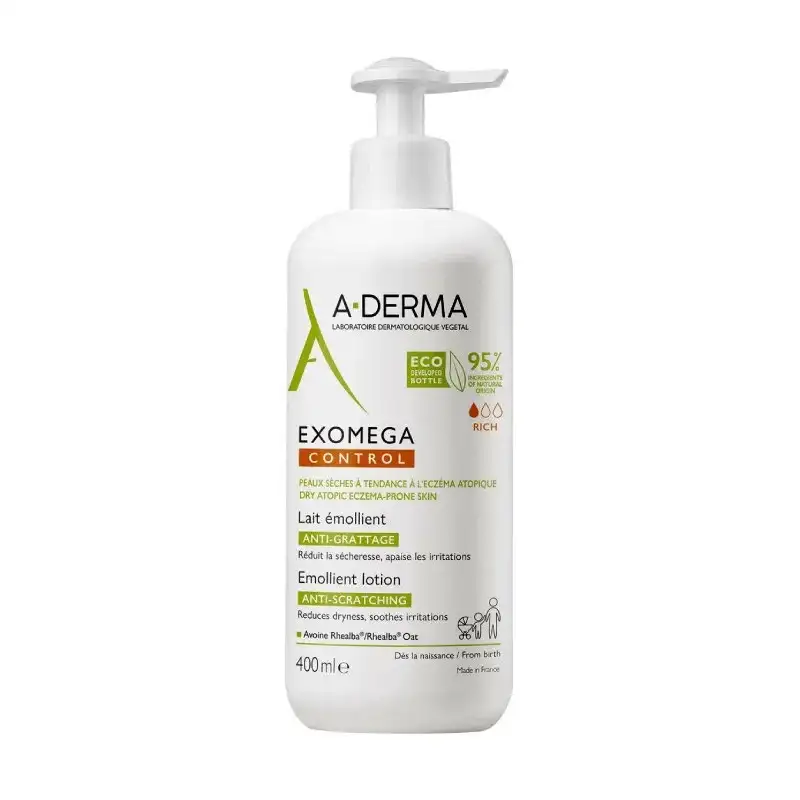 Aderma exomega control - latte emolliente 400 ml