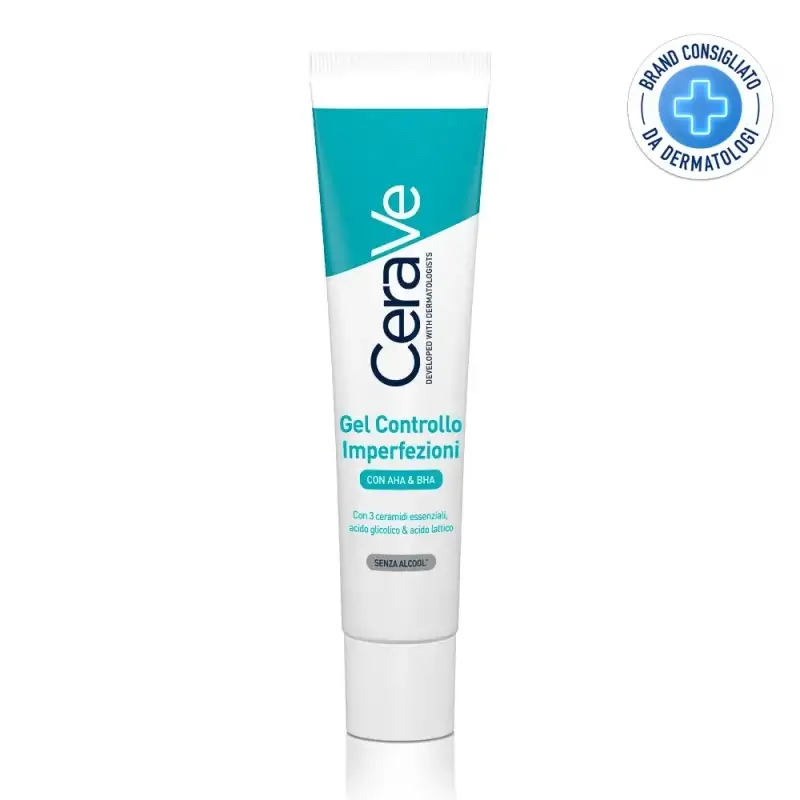 Cerave gel controllo imperfezioni riduce brufoli e imperfezioni migliorando l’aspetto dei pori 40 ml