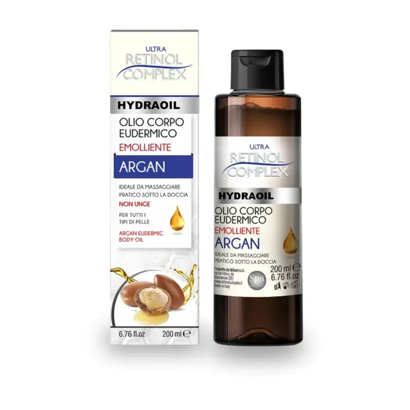 Retinol complex Hydraoil argan - olio corpo eudermico emolliente 200 ml