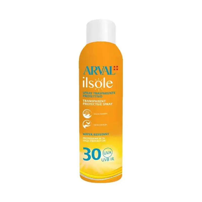 Arval crema solare 30 spf spray ilsole protezione alta 200 ml