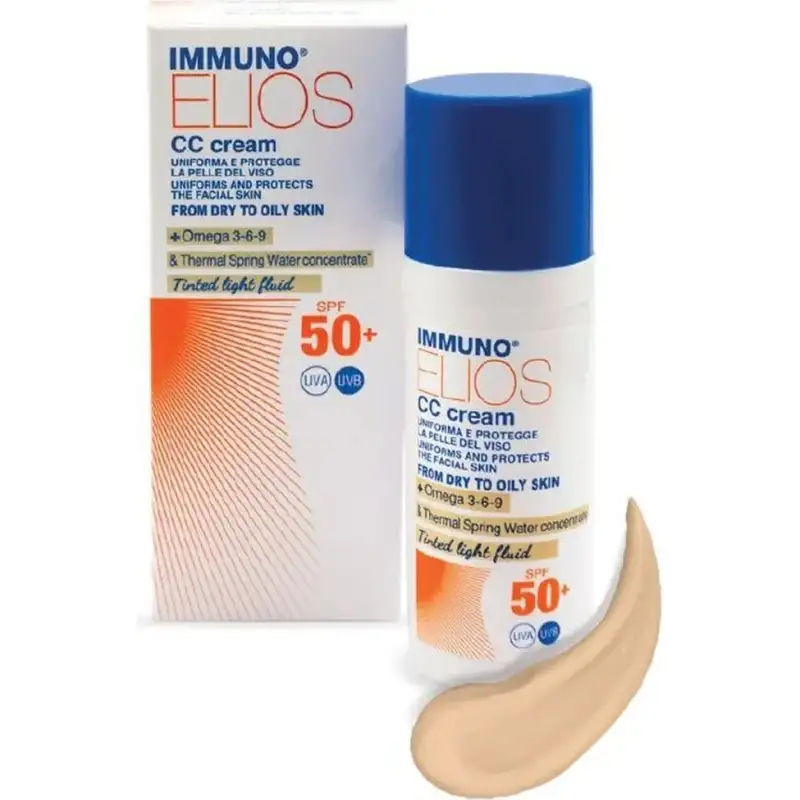 Morgan Crema solare viso immuno elios 50+ cc cream protezione molto alta 40 ml - light
