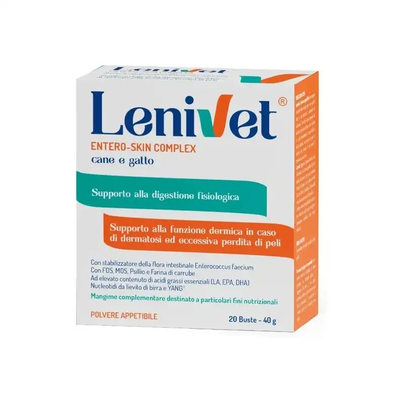 Roypet Lenivet entero-skin complex 20 buste - mangime complementare per cani e gatti