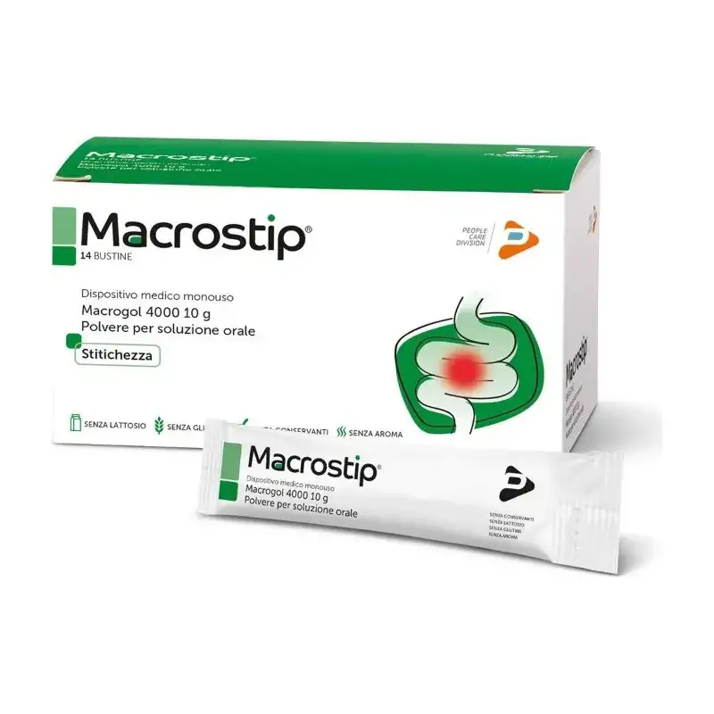 Macrostip 14 bustine - dispositivo medico per la stitichezza