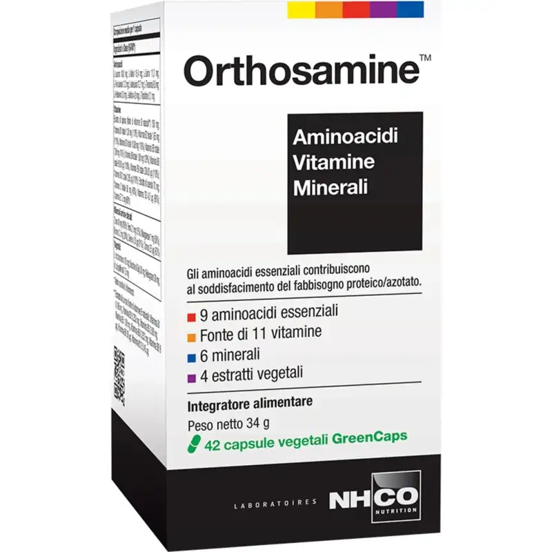 Orthosamine 42 capsule - integratore di vitamine minerali e aminoacidi