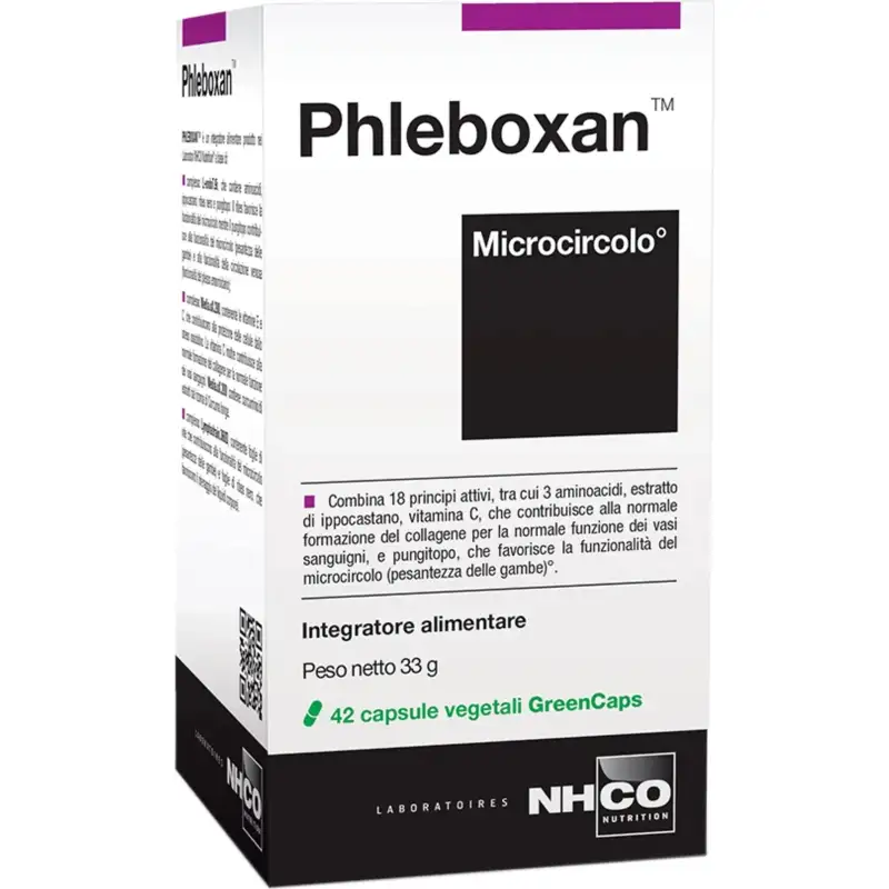 Phleboxan 42 capsule - integratore per il microcircolo