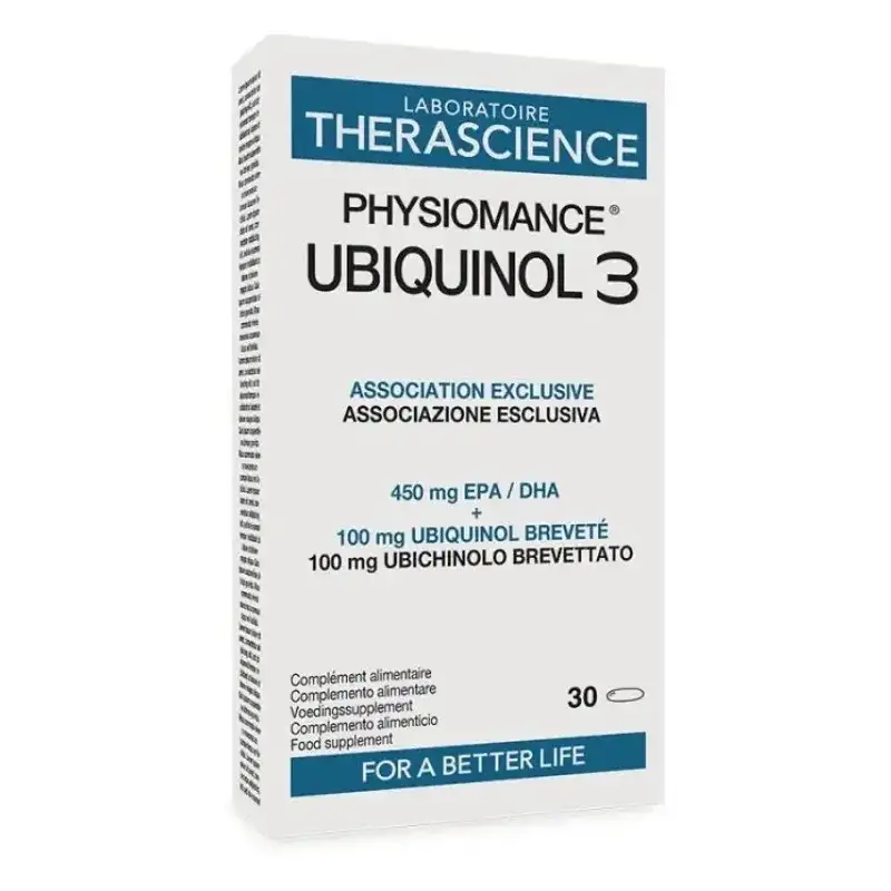 Physiomance ubiquinol 3 - integratore di epa e dha 30 perle